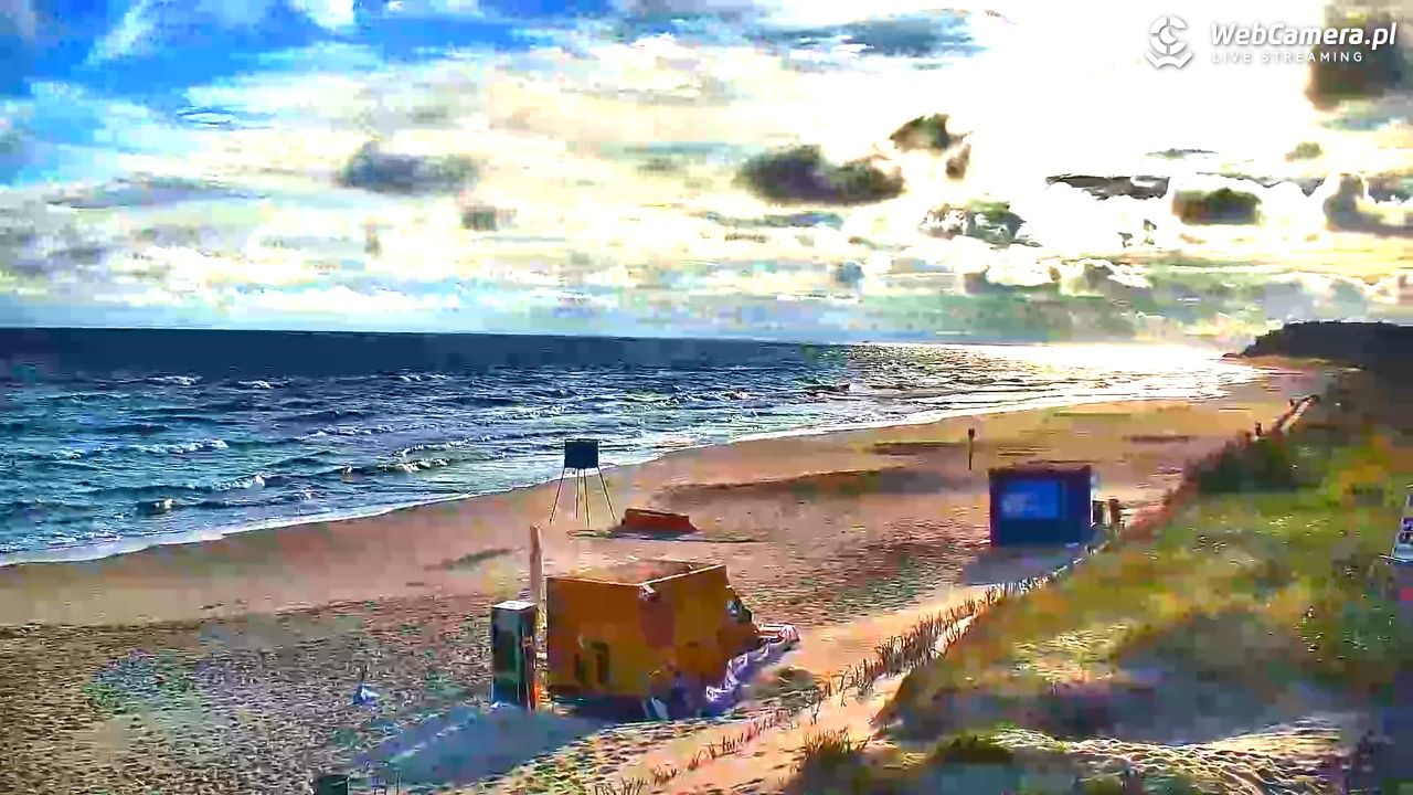 OSTROWO - widok na plażę NOWOŚĆ - 24 lipiec 2026, 06:54