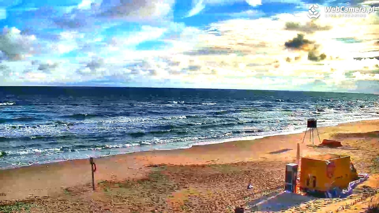 OSTROWO - widok na plażę NOWOŚĆ - 24 lipiec 2026, 06:55