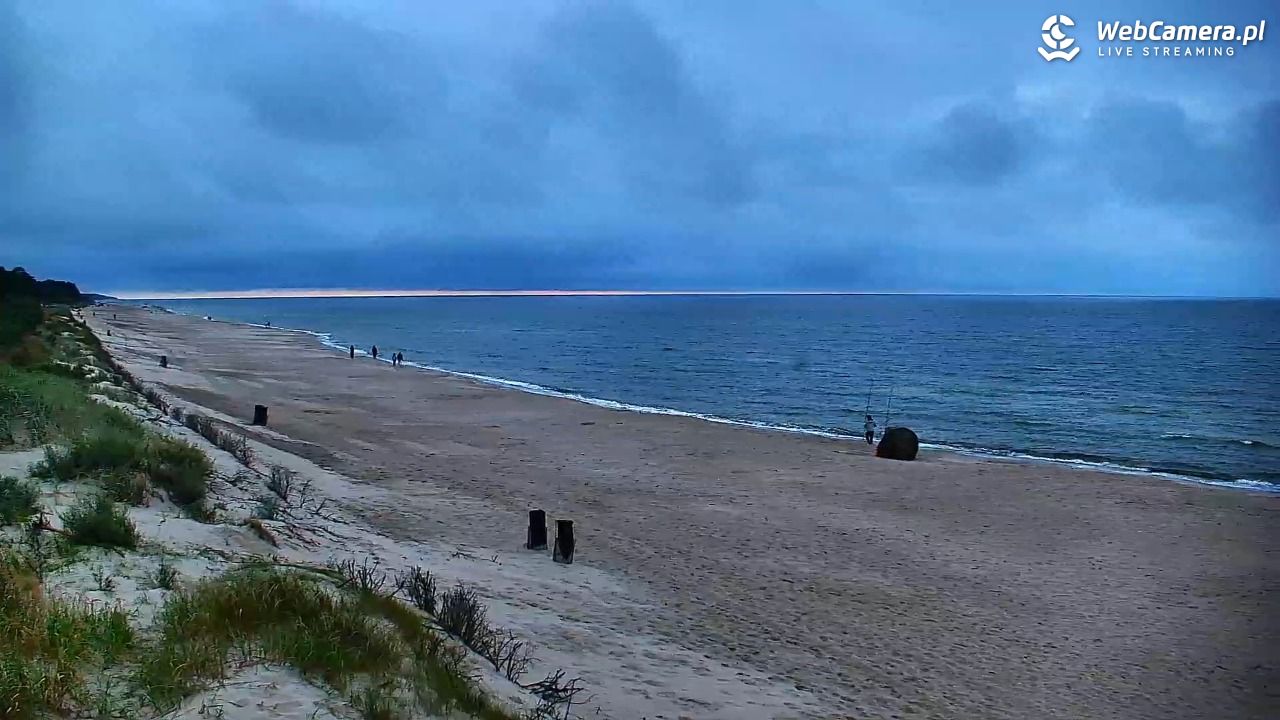 OSTROWO - widok na plażę NOWOŚĆ - 29 sierpień 2025, 19:54