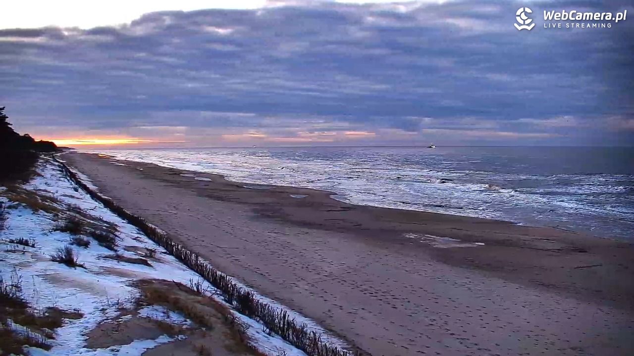 OSTROWO - widok na plażę NOWOŚĆ - 25 luty 2026, 17:38