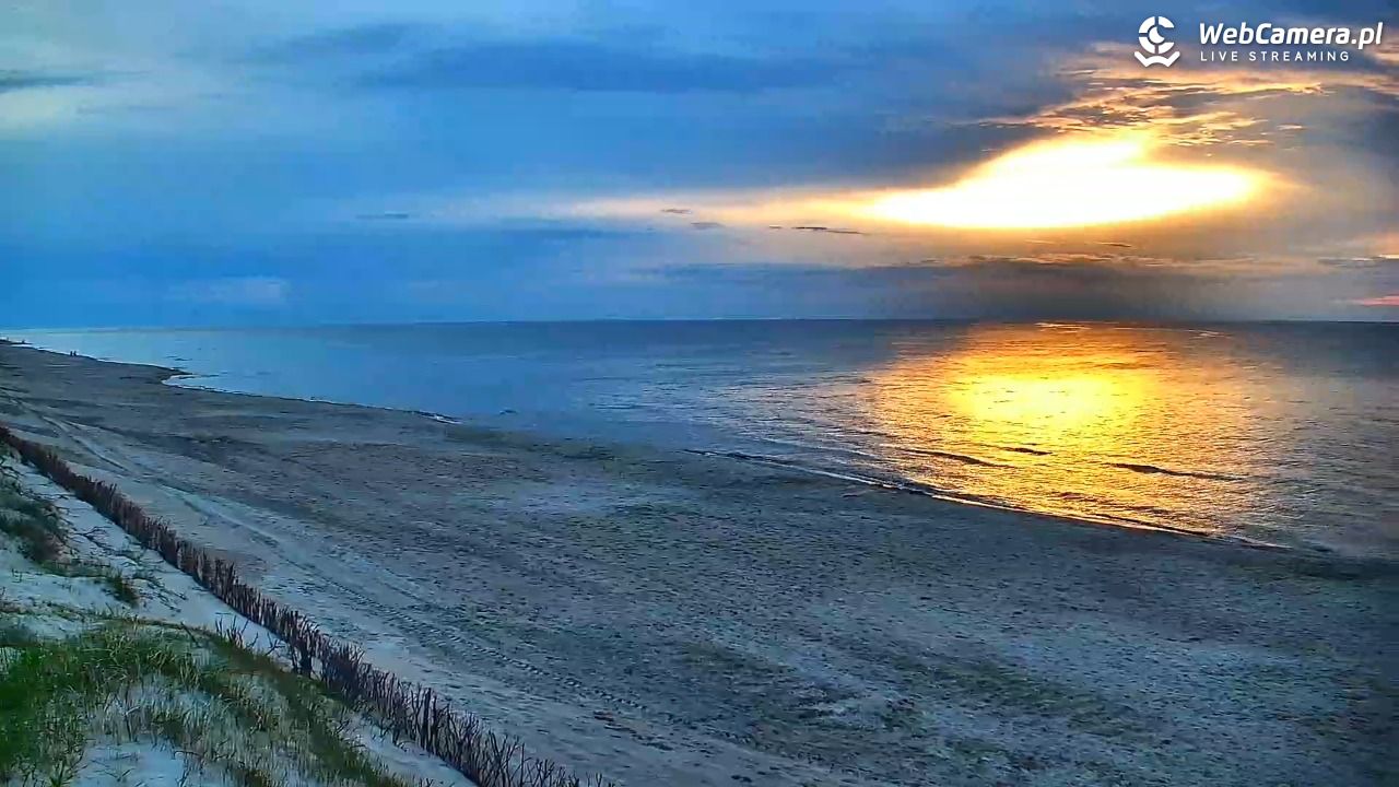 OSTROWO - widok na plażę NOWOŚĆ - 04 czerwiec 2026, 21:03