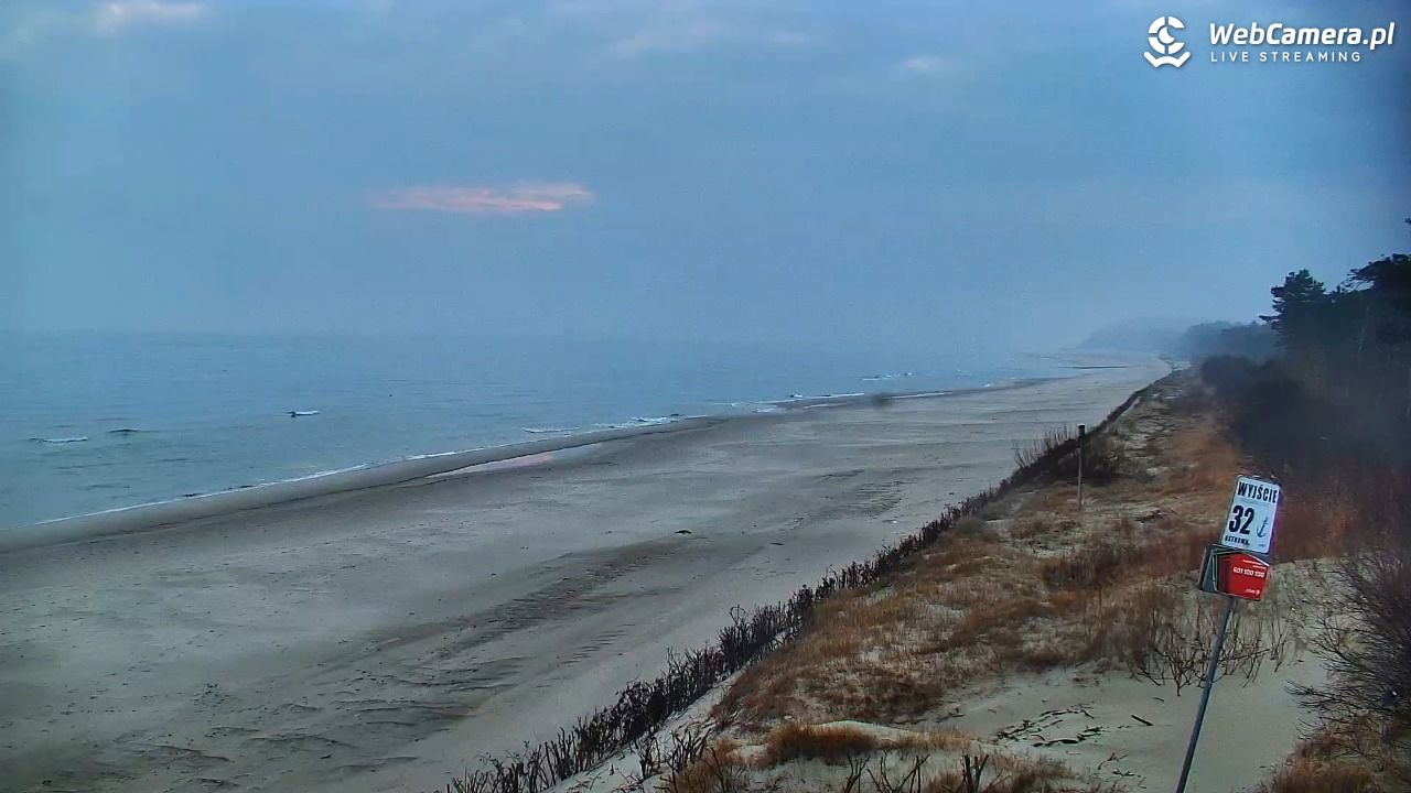 OSTROWO - widok na plażę NOWOŚĆ - 15 kwiecień 2026, 06:14