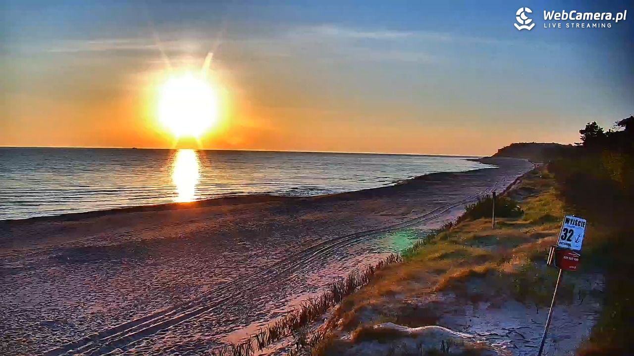 OSTROWO - widok na plażę NOWOŚĆ - 03 czerwiec 2026, 04:50