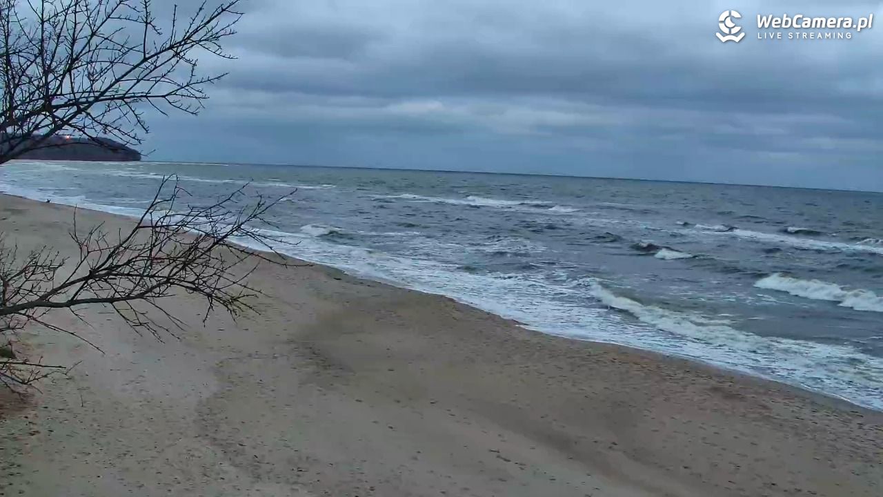 Chłapowo - widok na plażę NOWOŚĆ - 26 listopad 2025, 07:24
