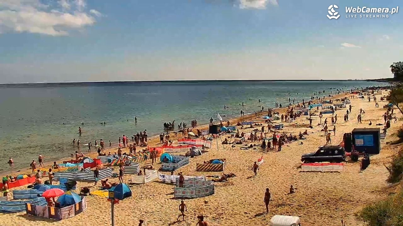 Chłapowo - widok na plażę NOWOŚĆ - 01 sierpień 2025, 11:05