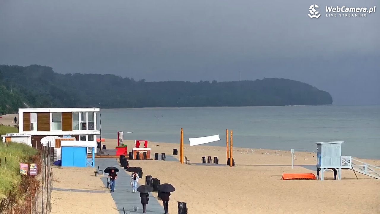 WŁADYSŁAWOWO - widok na plażę - 01 wresień 2026, 08:05