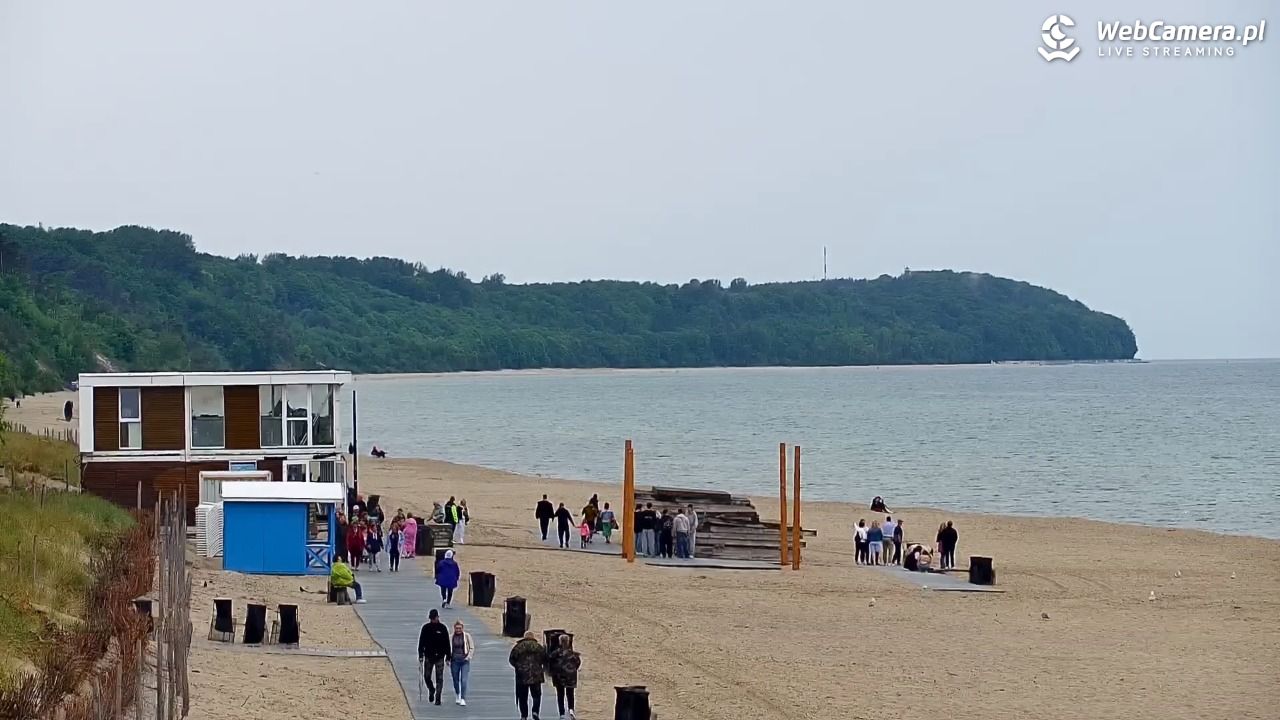 WŁADYSŁAWOWO - widok na plażę - 05 czerwiec 2026, 13:09