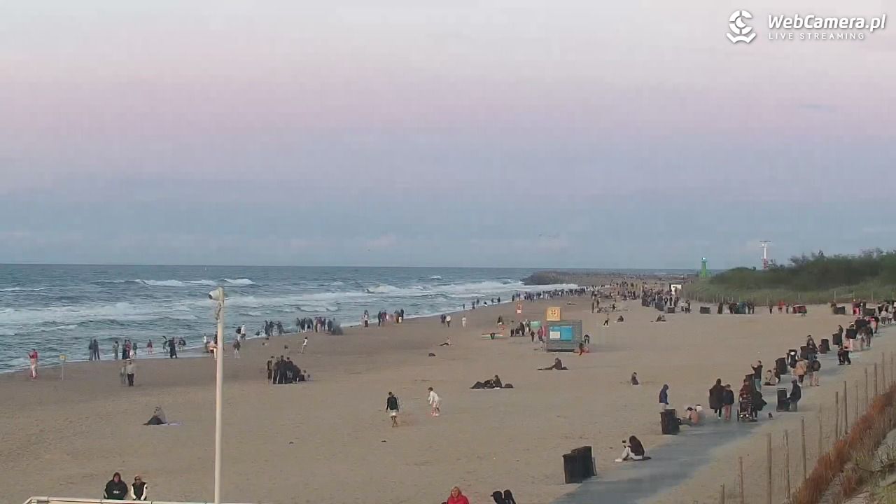 WŁADYSŁAWOWO - widok na plażę - 21 lipiec 2026, 21:06