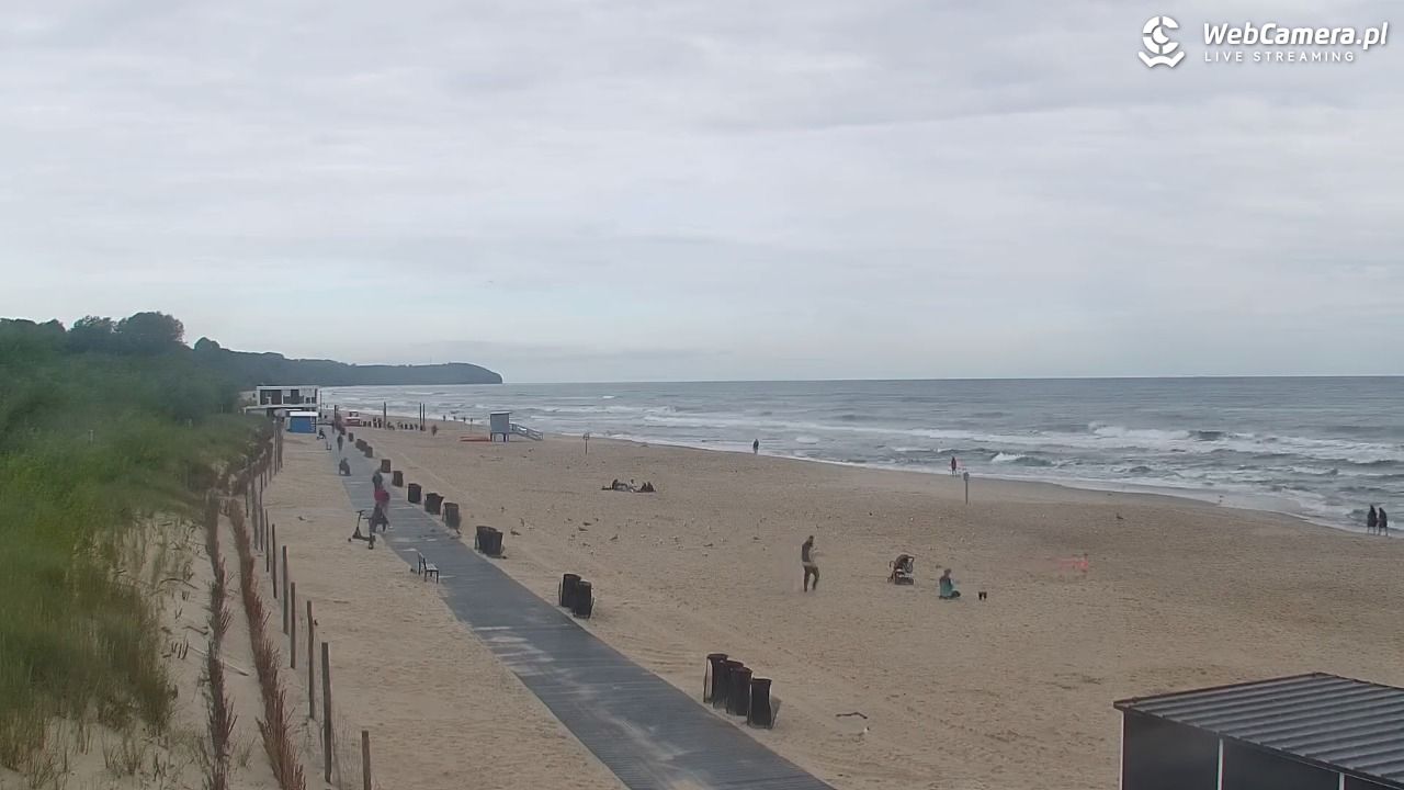 WŁADYSŁAWOWO - widok na plażę - 22 lipiec 2026, 08:40
