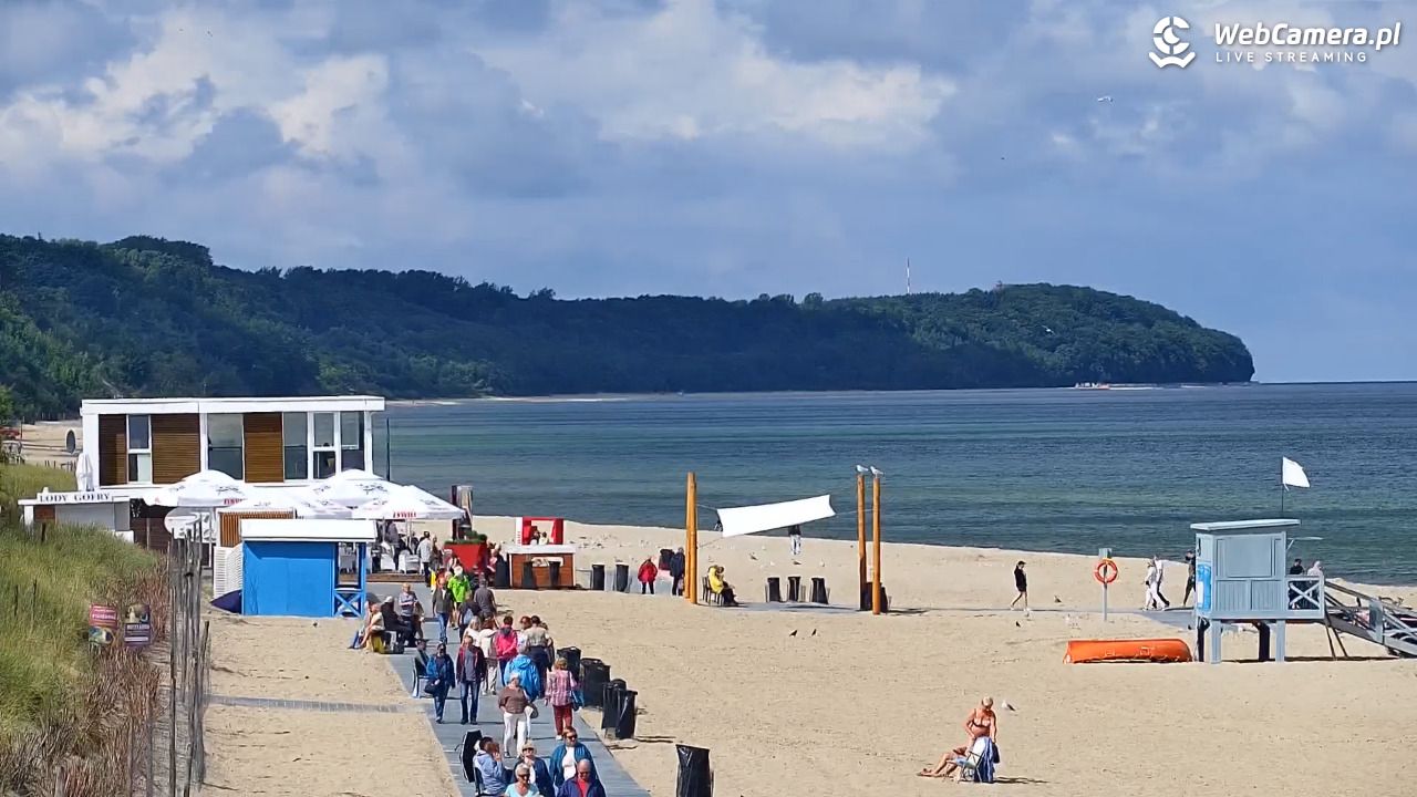 WŁADYSŁAWOWO - widok na plażę - 01 wresień 2026, 12:40