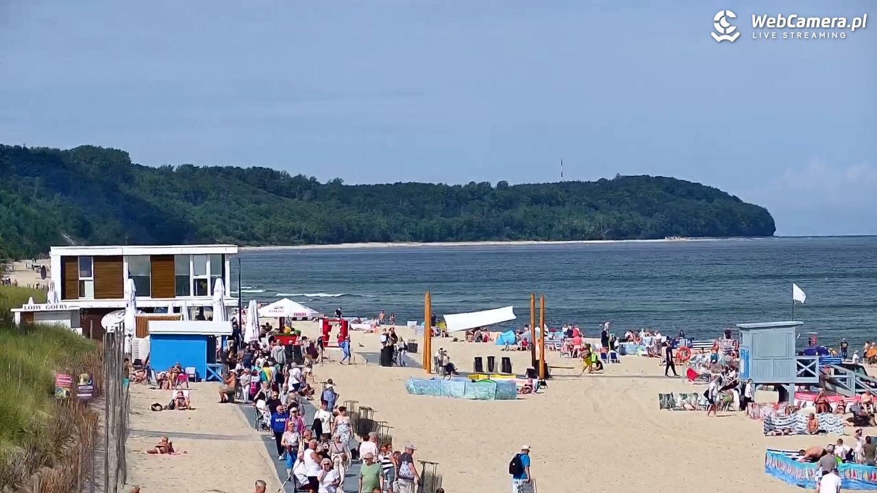 WŁADYSŁAWOWO - widok na plażę - 03 wresień 2026, 11:30