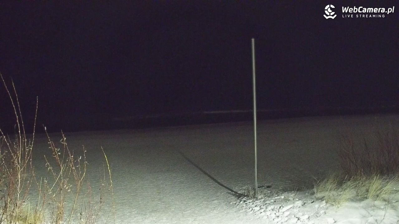 WŁADYSŁAWOWO - widok na plażę - 21 styczeń 2026, 18:45
