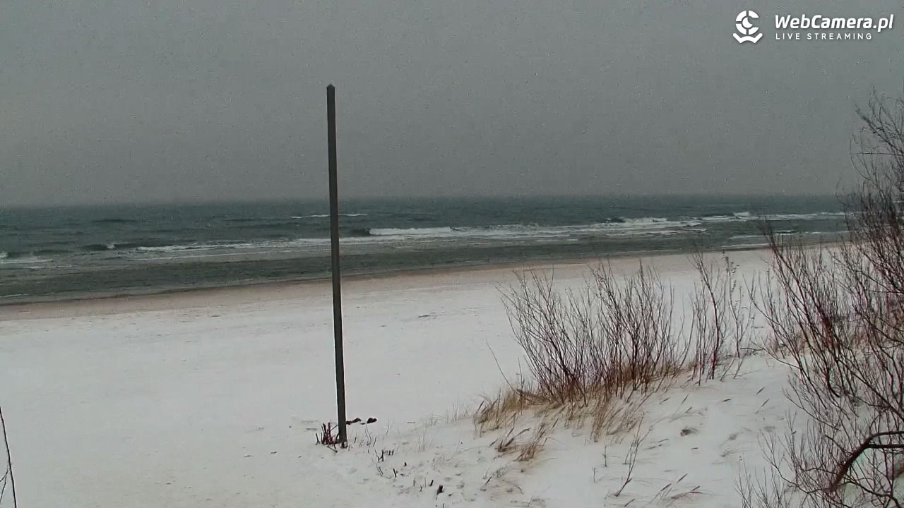 WŁADYSŁAWOWO - widok na plażę - 22 styczeń 2026, 07:36