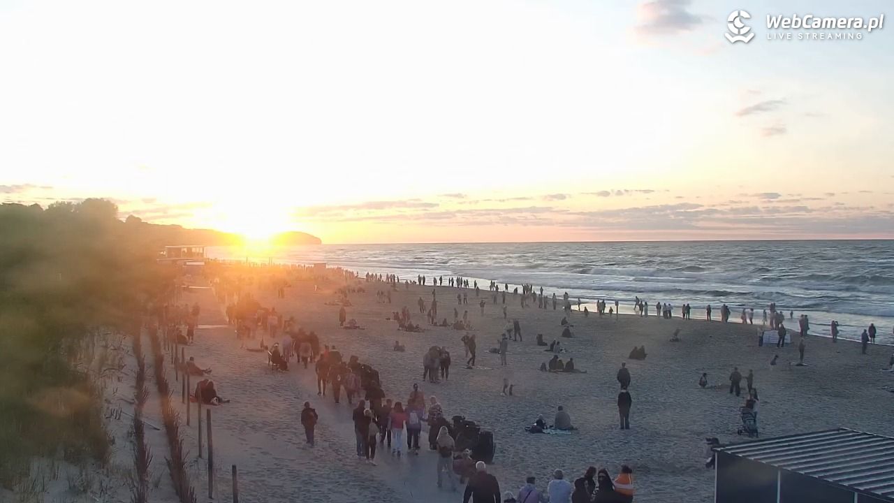 WŁADYSŁAWOWO - widok na plażę - 21 lipiec 2026, 20:50