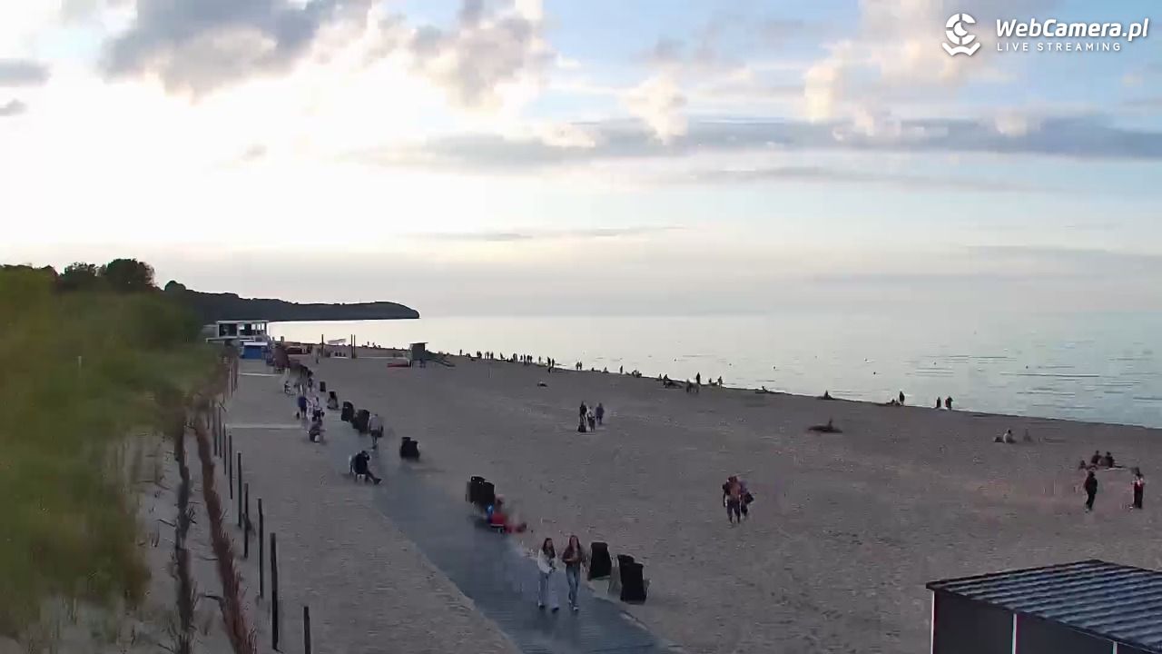 WŁADYSŁAWOWO - widok na plażę - 31 sierpień 2026, 18:56