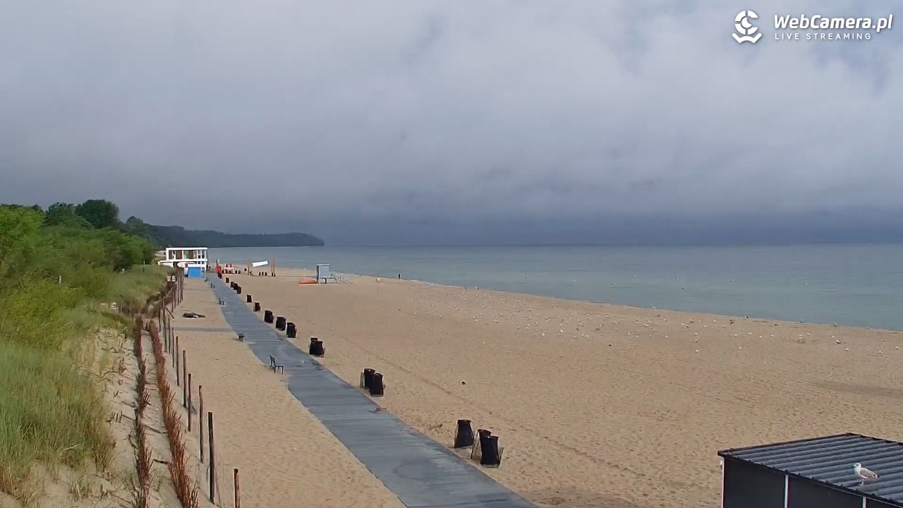 WŁADYSŁAWOWO - widok na plażę - 01 wresień 2026, 08:01