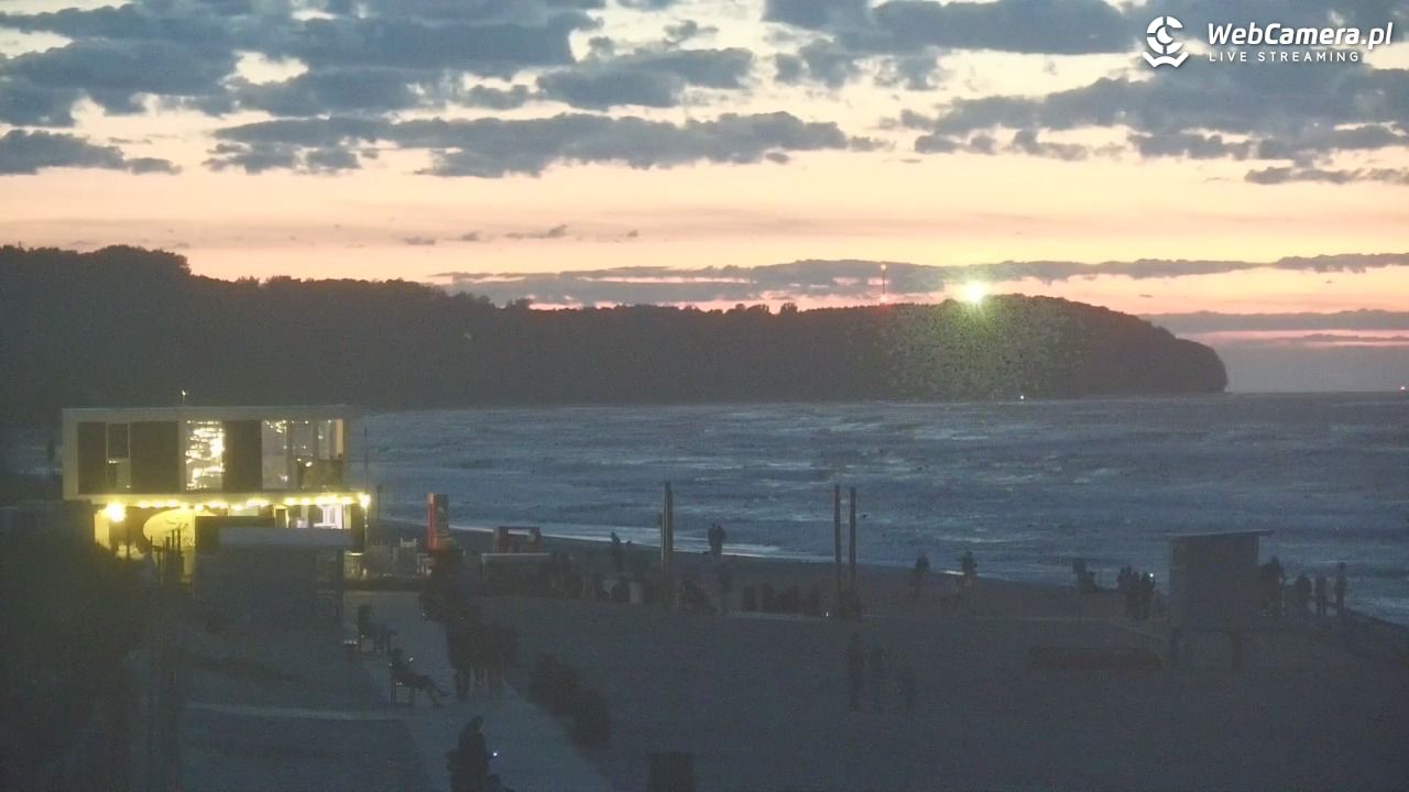 WŁADYSŁAWOWO - widok na plażę - 21 lipiec 2026, 22:14