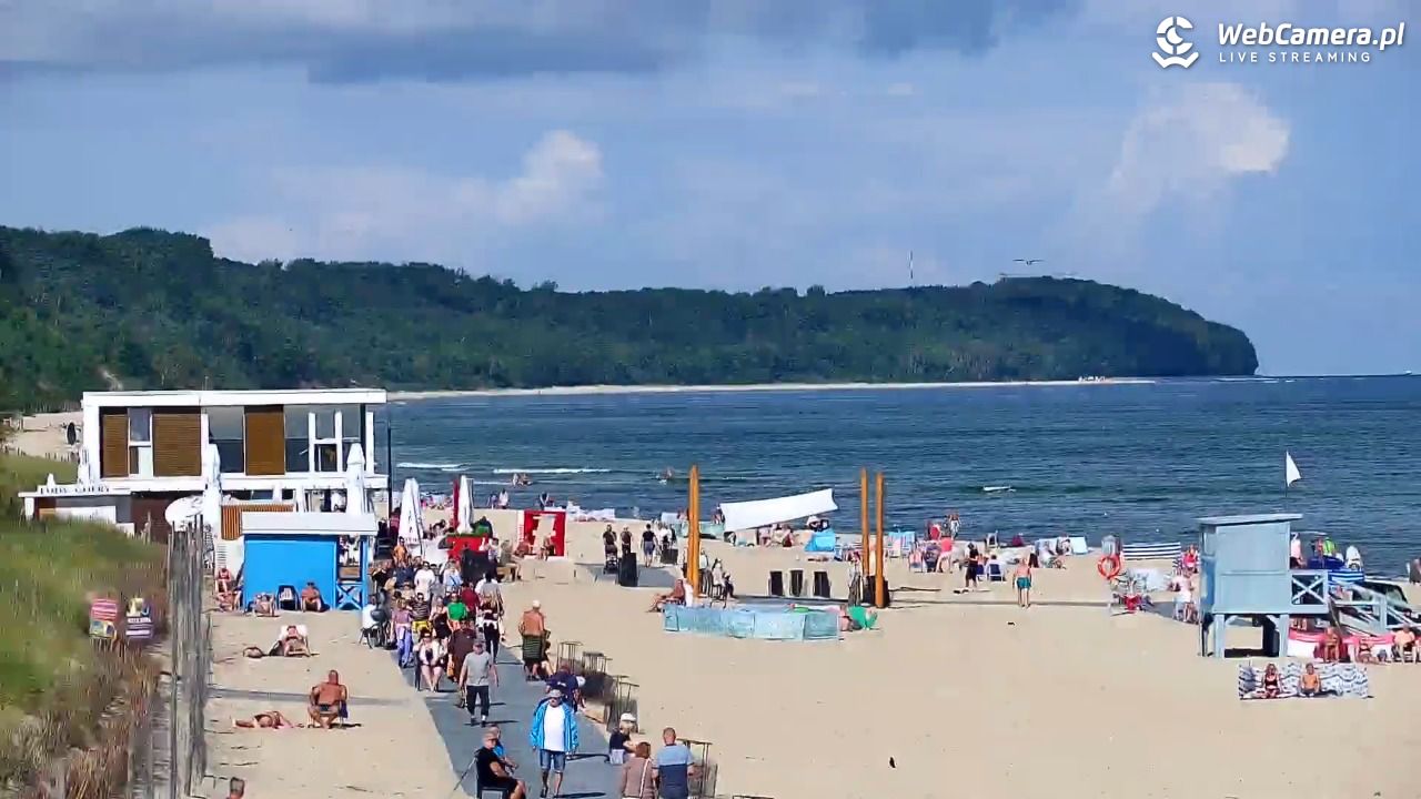 WŁADYSŁAWOWO - widok na plażę - 03 wresień 2026, 10:40