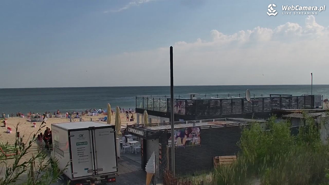 WŁADYSŁAWOWO - widok na plażę - 03 lipiec 2025, 09:32