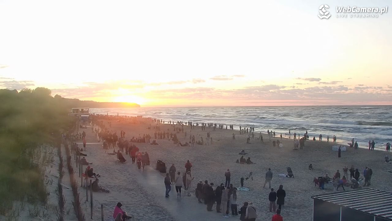 WŁADYSŁAWOWO - widok na plażę - 21 lipiec 2026, 21:02