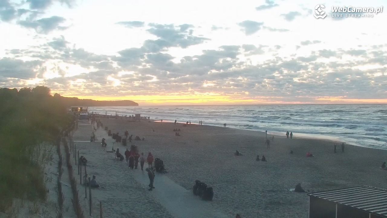 WŁADYSŁAWOWO - widok na plażę - 21 lipiec 2026, 21:46