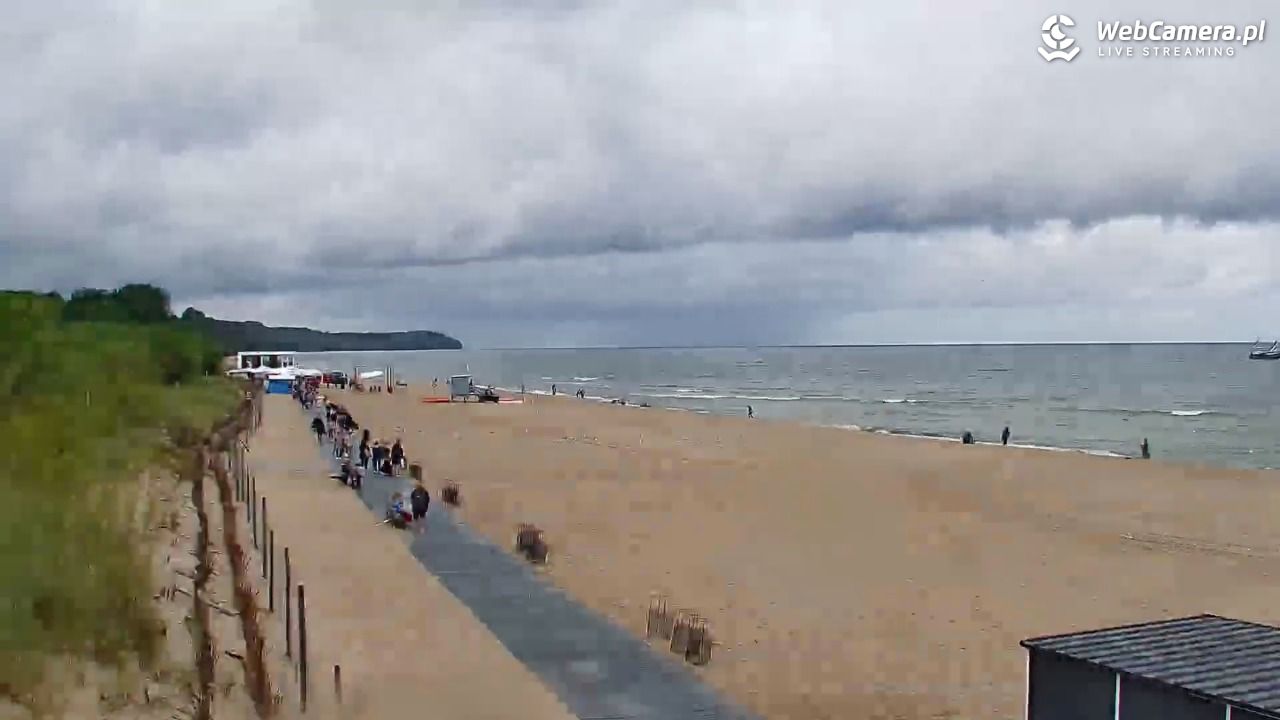 WŁADYSŁAWOWO - widok na plażę - 04 wresień 2026, 12:49
