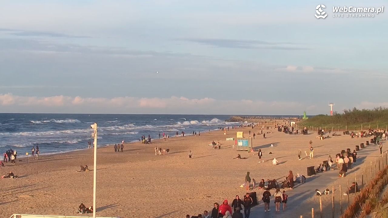 WŁADYSŁAWOWO - widok na plażę - 21 lipiec 2026, 20:23