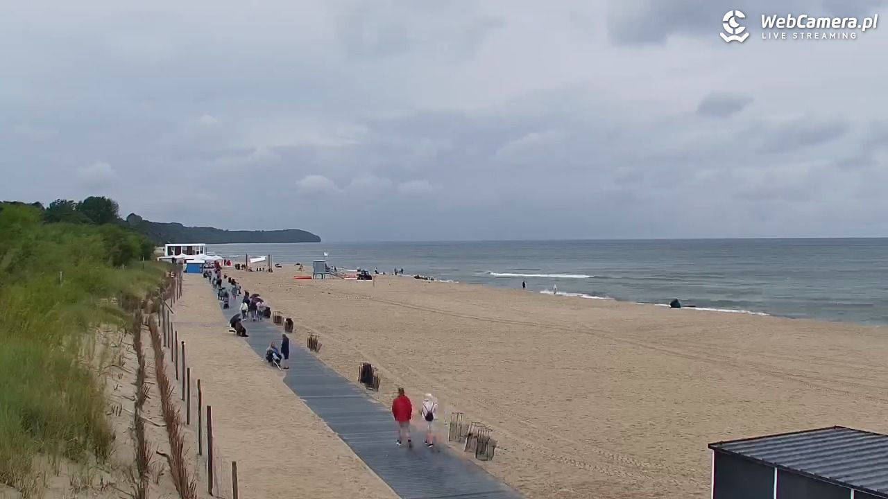 WŁADYSŁAWOWO - widok na plażę - 04 wresień 2026, 14:30