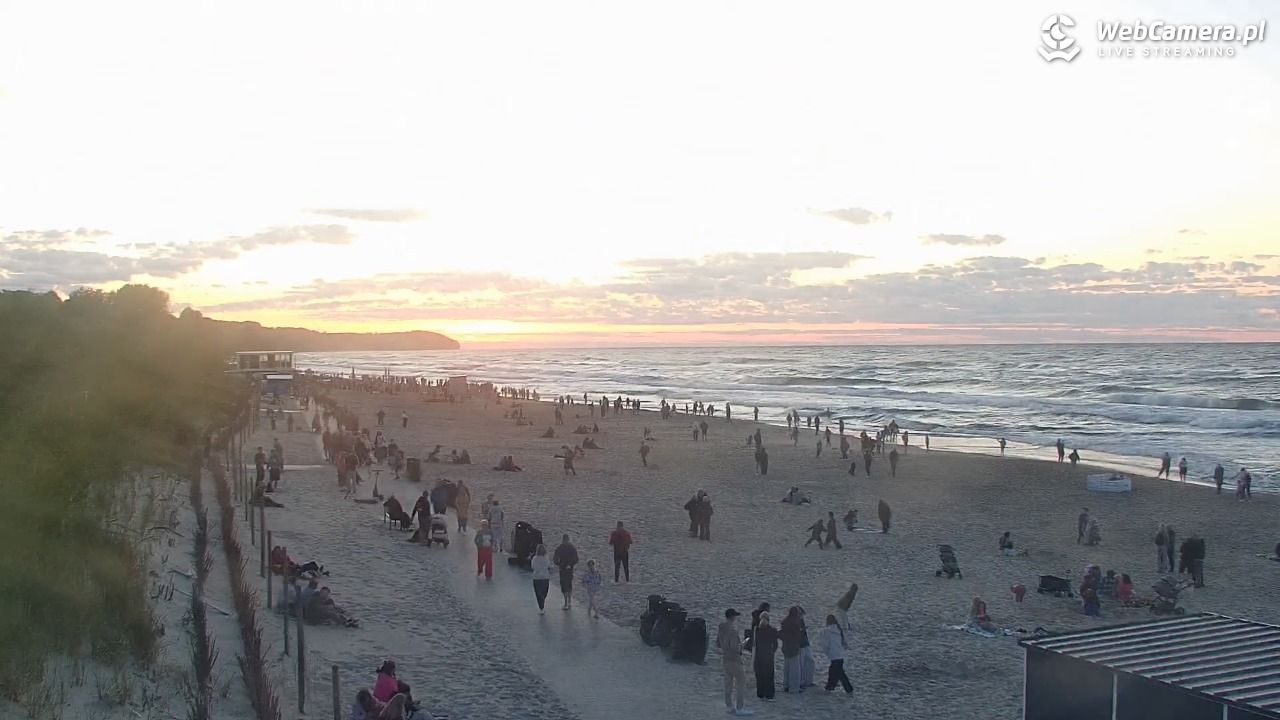 WŁADYSŁAWOWO - widok na plażę - 21 lipiec 2026, 21:15