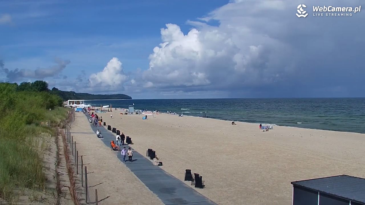 WŁADYSŁAWOWO - widok na plażę - 02 wresień 2026, 11:20