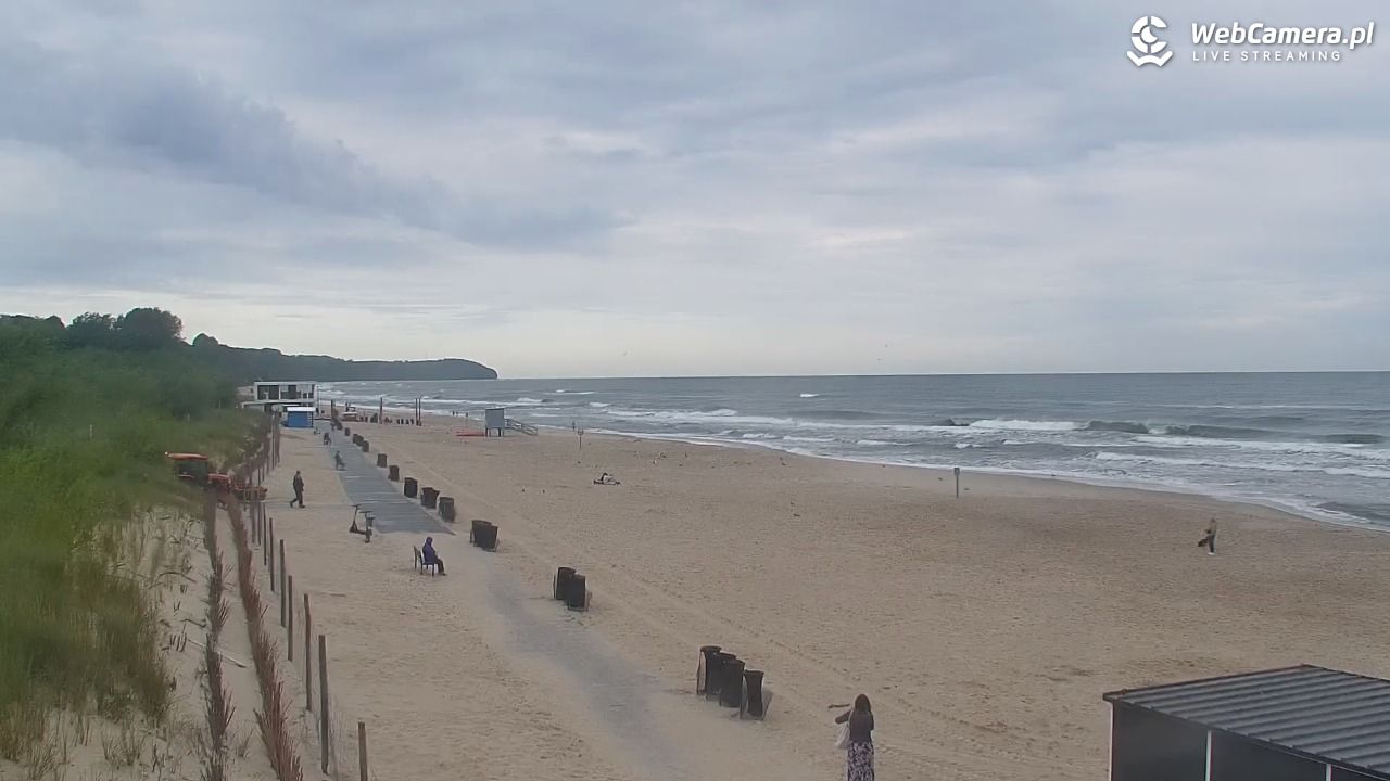 WŁADYSŁAWOWO - widok na plażę - 22 lipiec 2026, 07:37