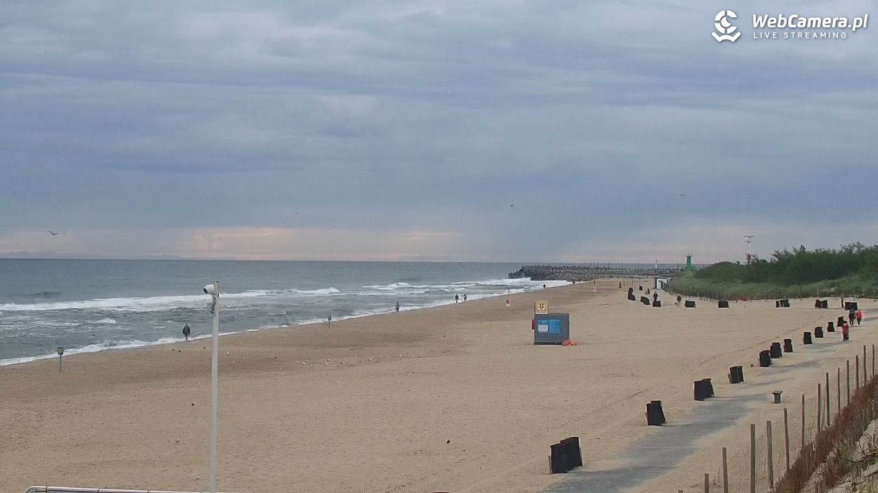 WŁADYSŁAWOWO - widok na plażę - 22 lipiec 2026, 08:13
