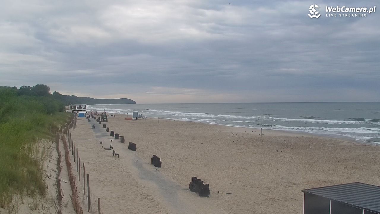 WŁADYSŁAWOWO - widok na plażę - 22 lipiec 2026, 06:31