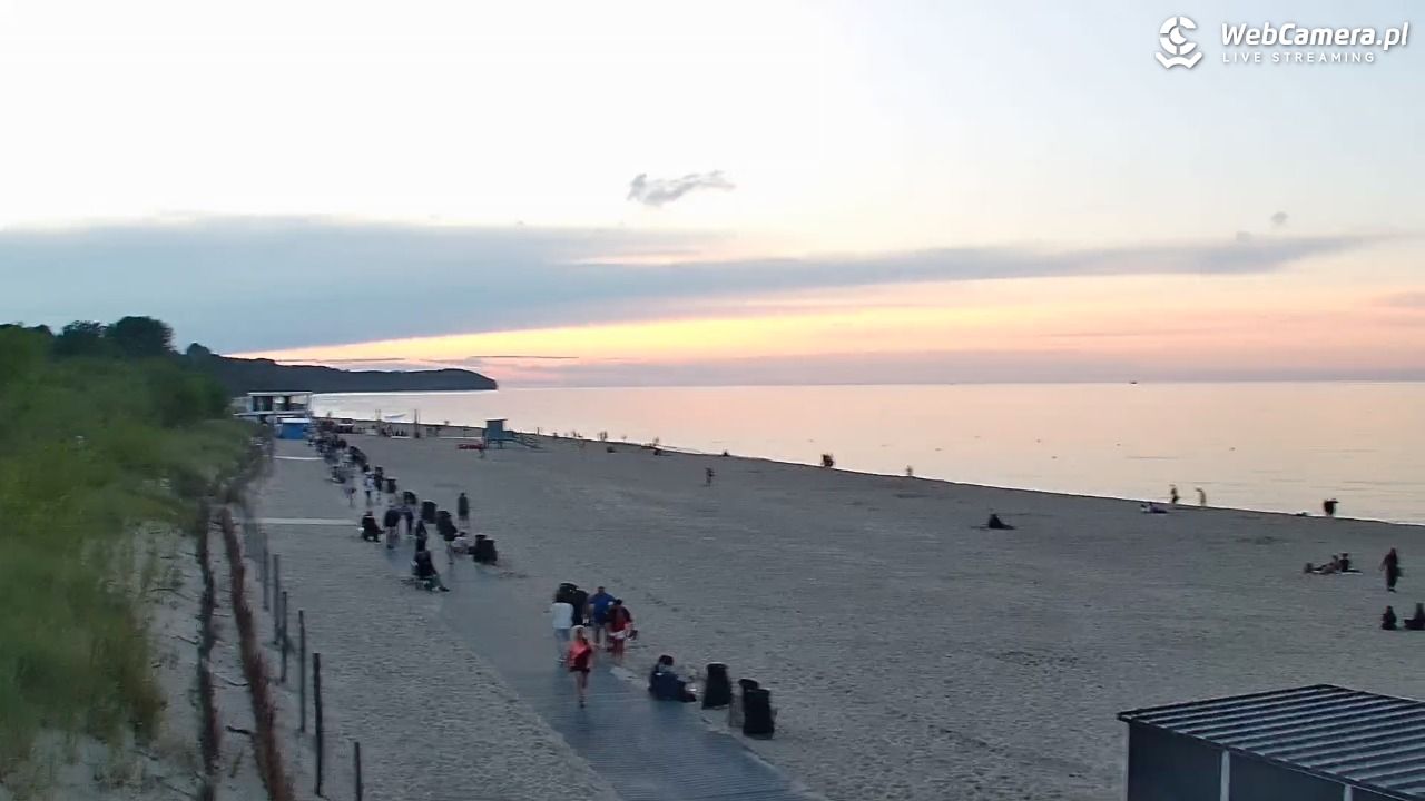 WŁADYSŁAWOWO - widok na plażę - 31 sierpień 2026, 19:34