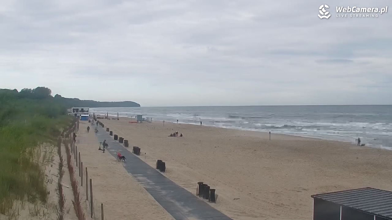 WŁADYSŁAWOWO - widok na plażę - 22 lipiec 2026, 08:14
