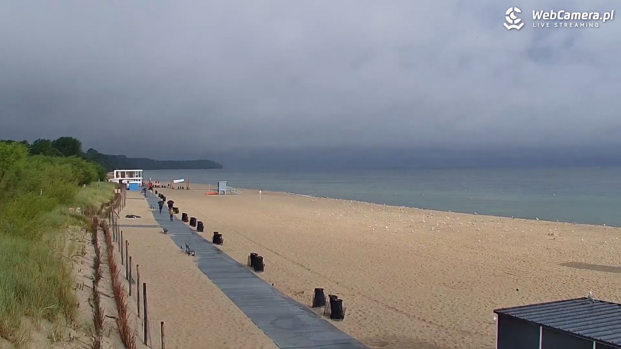 WŁADYSŁAWOWO - widok na plażę - 01 wresień 2026, 08:04