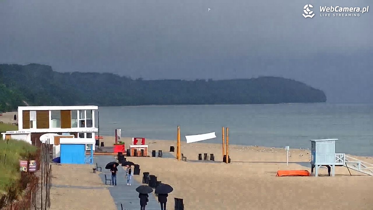 WŁADYSŁAWOWO - widok na plażę - 01 wresień 2026, 08:05