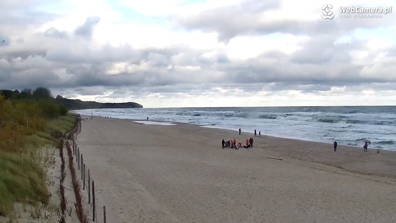 WŁADYSŁAWOWO - widok na plażę - 18 październik 2026, 07:59