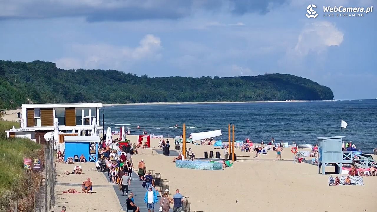 WŁADYSŁAWOWO - widok na plażę - 03 wresień 2026, 10:40