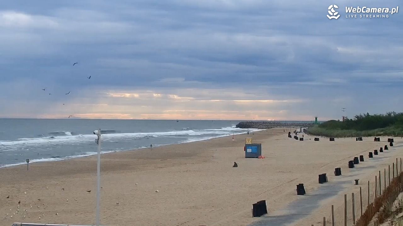WŁADYSŁAWOWO - widok na plażę - 22 lipiec 2026, 07:49
