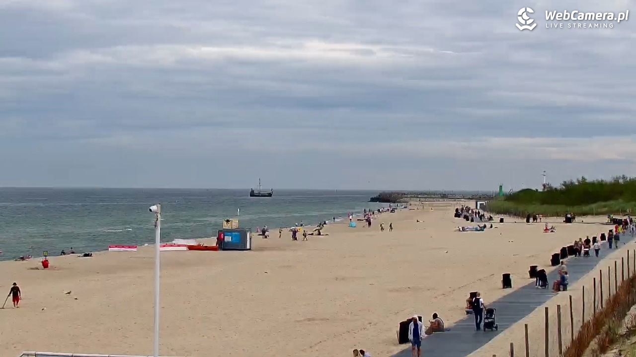 WŁADYSŁAWOWO - widok na plażę - 31 sierpień 2026, 13:42