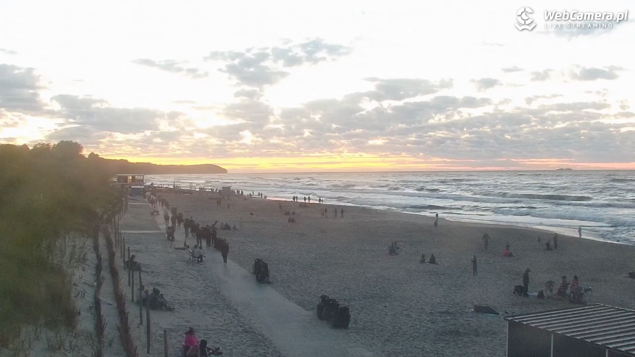 WŁADYSŁAWOWO - widok na plażę - 21 lipiec 2026, 21:40
