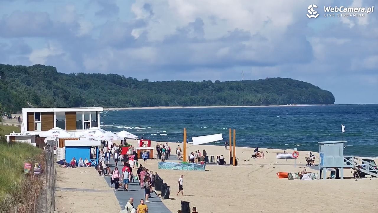 WŁADYSŁAWOWO - widok na plażę - 02 wresień 2026, 11:21