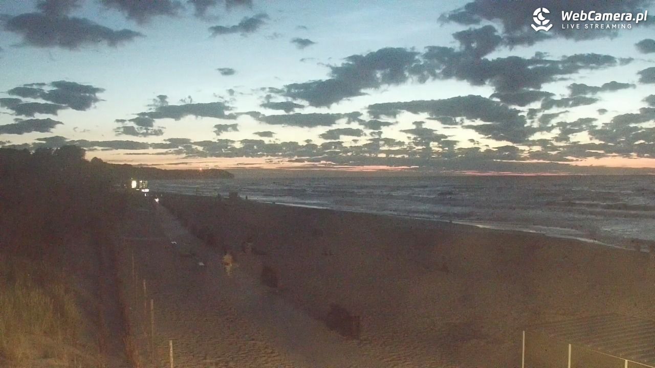 WŁADYSŁAWOWO - widok na plażę - 21 lipiec 2026, 22:35