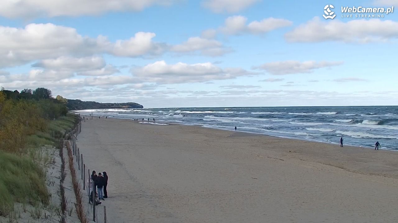 WŁADYSŁAWOWO - widok na plażę - 18 październik 2026, 10:58