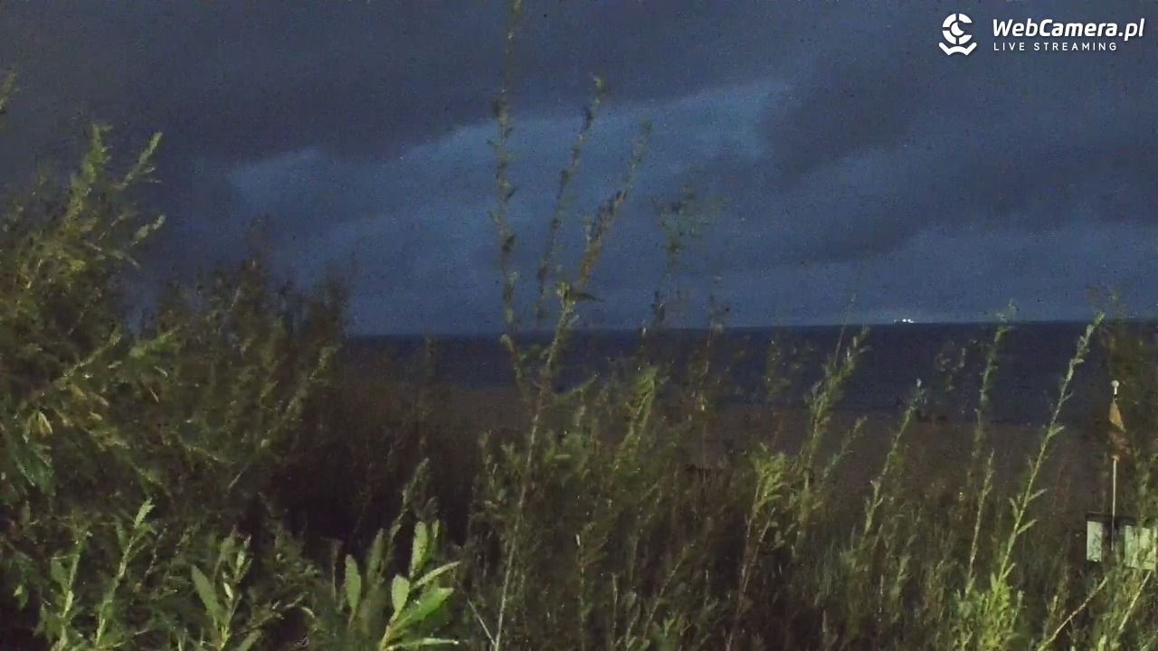 WŁADYSŁAWOWO - widok na plażę - 29 sierpień 2025, 20:35