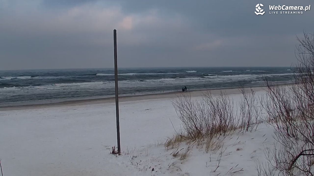 WŁADYSŁAWOWO - widok na plażę - 22 styczeń 2026, 14:47
