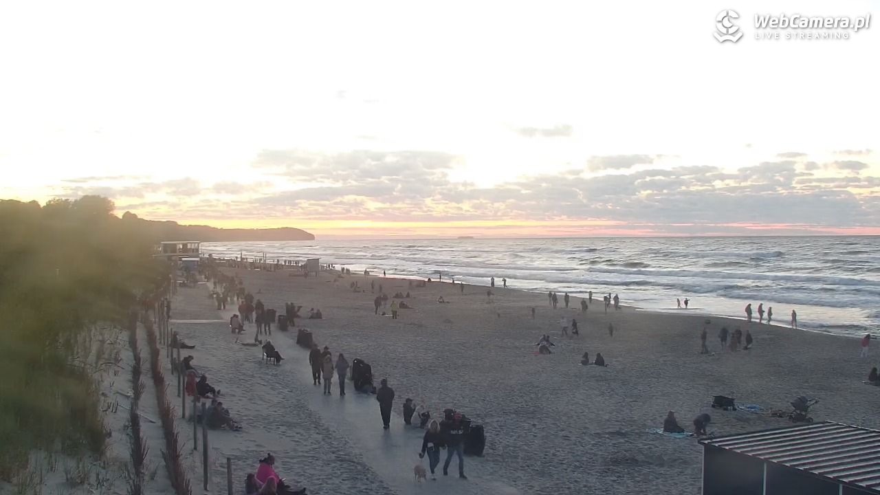 WŁADYSŁAWOWO - widok na plażę - 21 lipiec 2026, 21:25