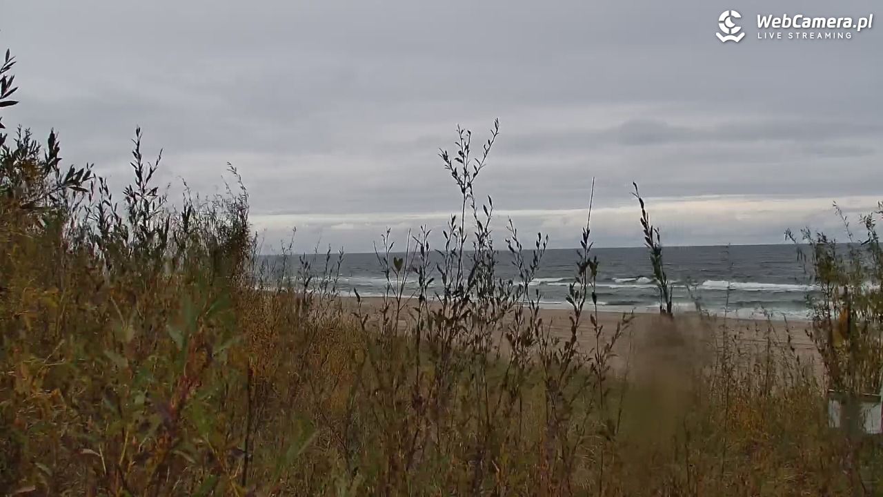 WŁADYSŁAWOWO - widok na plażę - 17 październik 2025, 15:30
