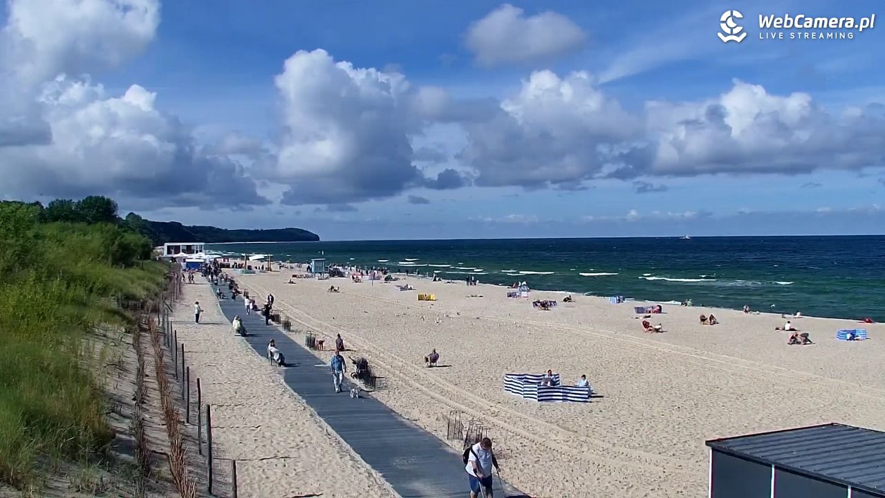 WŁADYSŁAWOWO - widok na plażę - 02 wresień 2026, 13:37